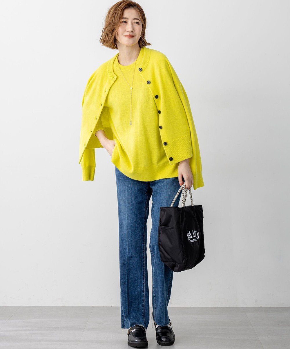 23区 S 【見上愛さん着用/Oggi・STORY掲載】ピュアカシミヤ クルーネック ニット 