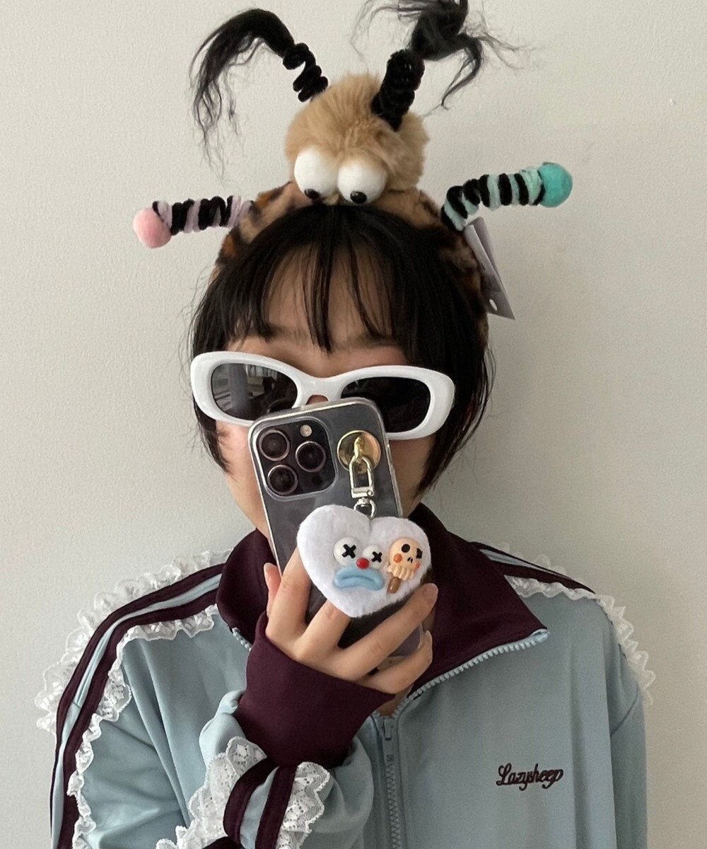 WEGO ミニハートピエロモンスターぬいぐるみキーホルダー 