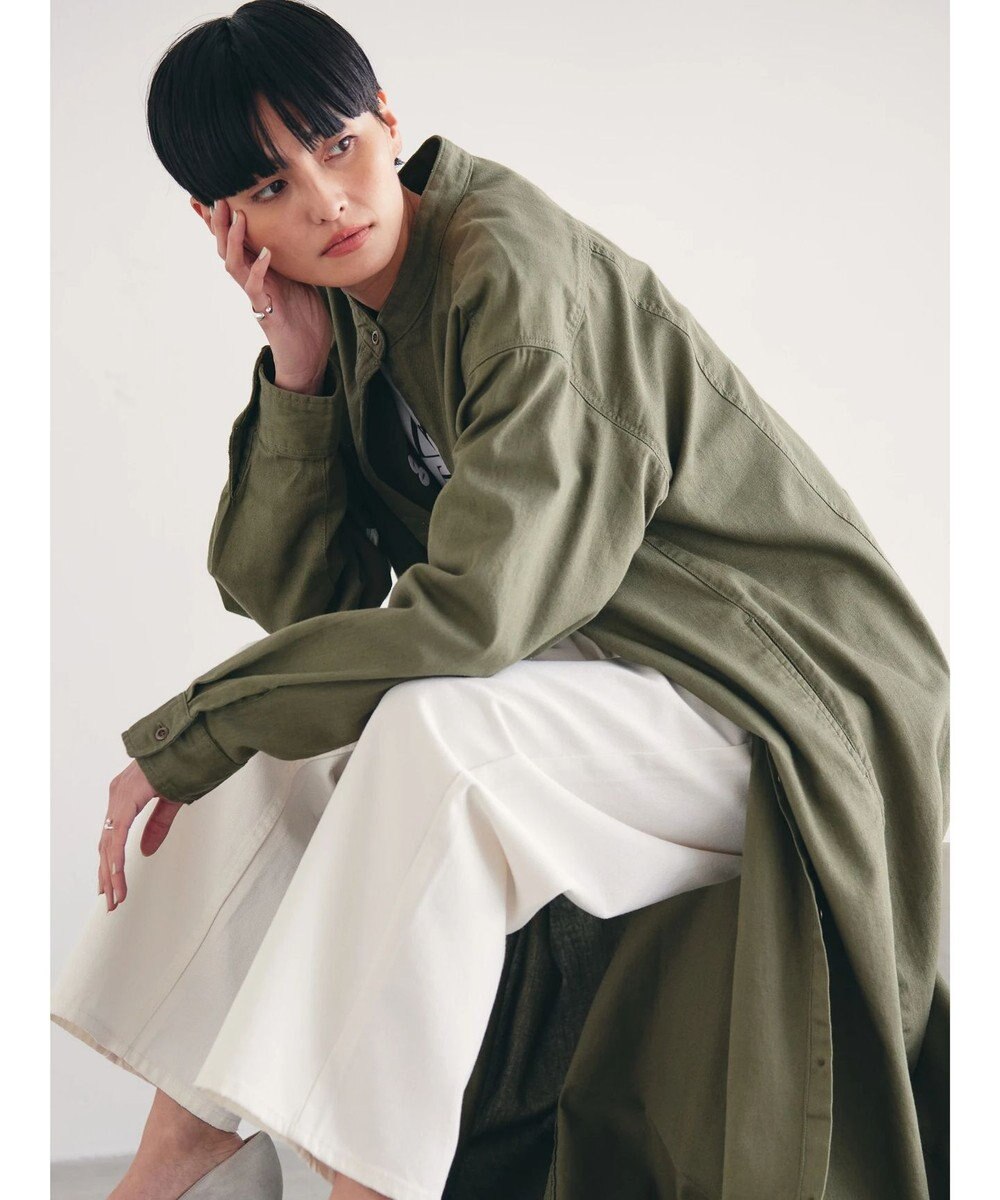 AMERICAN HOLIC ツイルＷポケットＡラインワンピース 