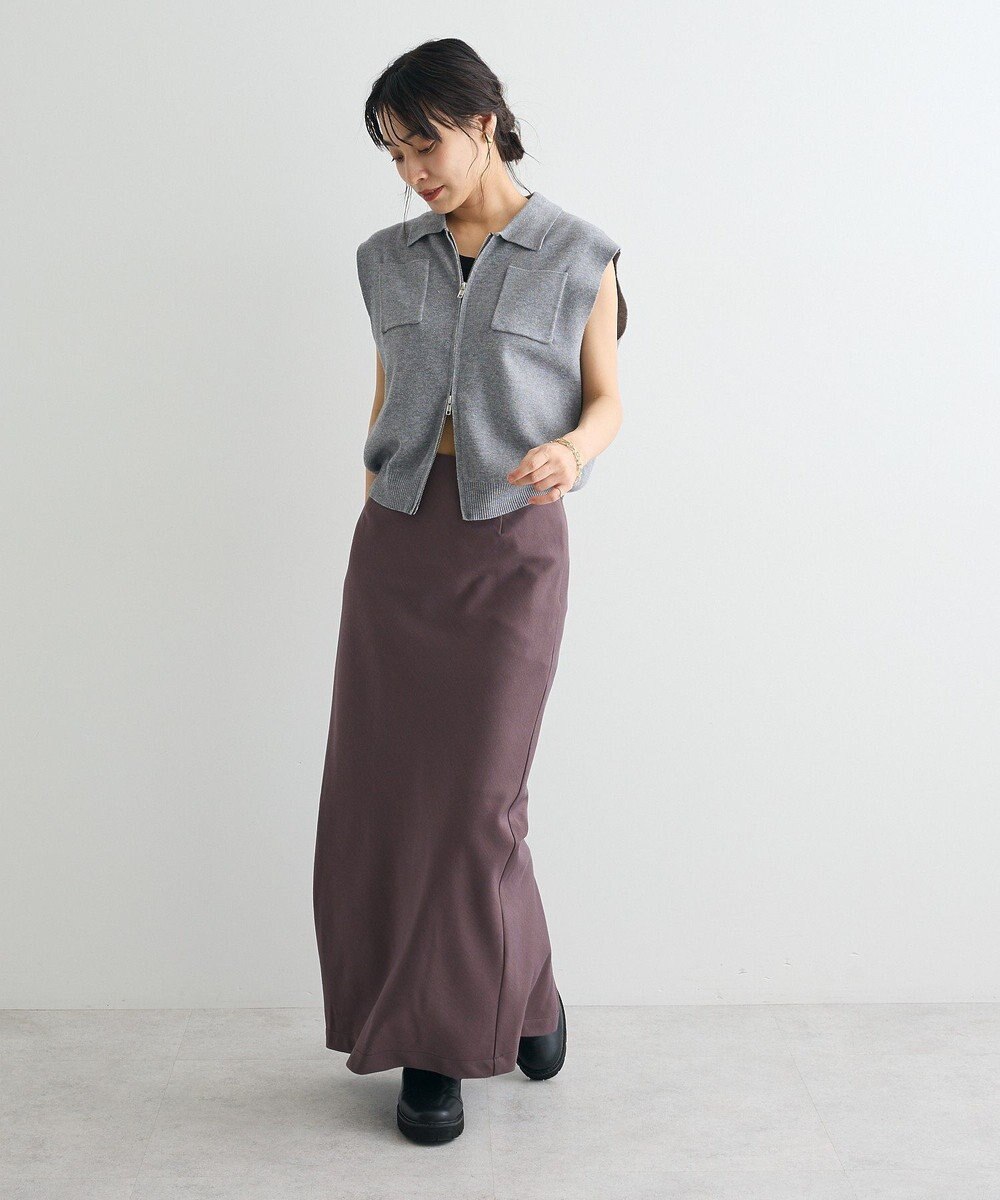 CRAFT STANDARD BOUTIQUE 衿付きジップベスト 