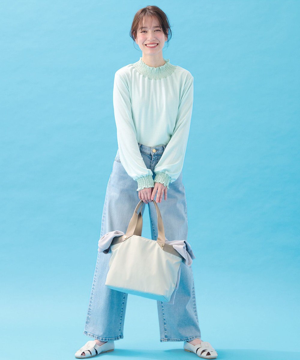 ANY 【洗濯機可】シャーリングデザインプルオーバー 