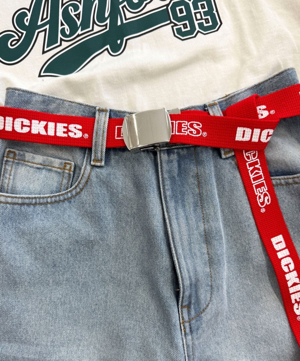 WEGO 【ユニセックス着用ITEM】Dickies　ロゴプリントベルト 