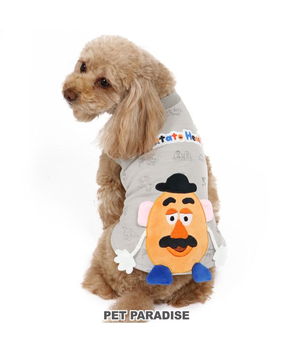 PET PARADISE 犬 服 夏服 ディズニー トイ・ストーリー はみだし Tシャツ 〔小型犬〕 ポテトヘッド ペットウエア ペットウェア ドッグウエア ドッグウェア ベビー 超小型犬 小型犬 グレー