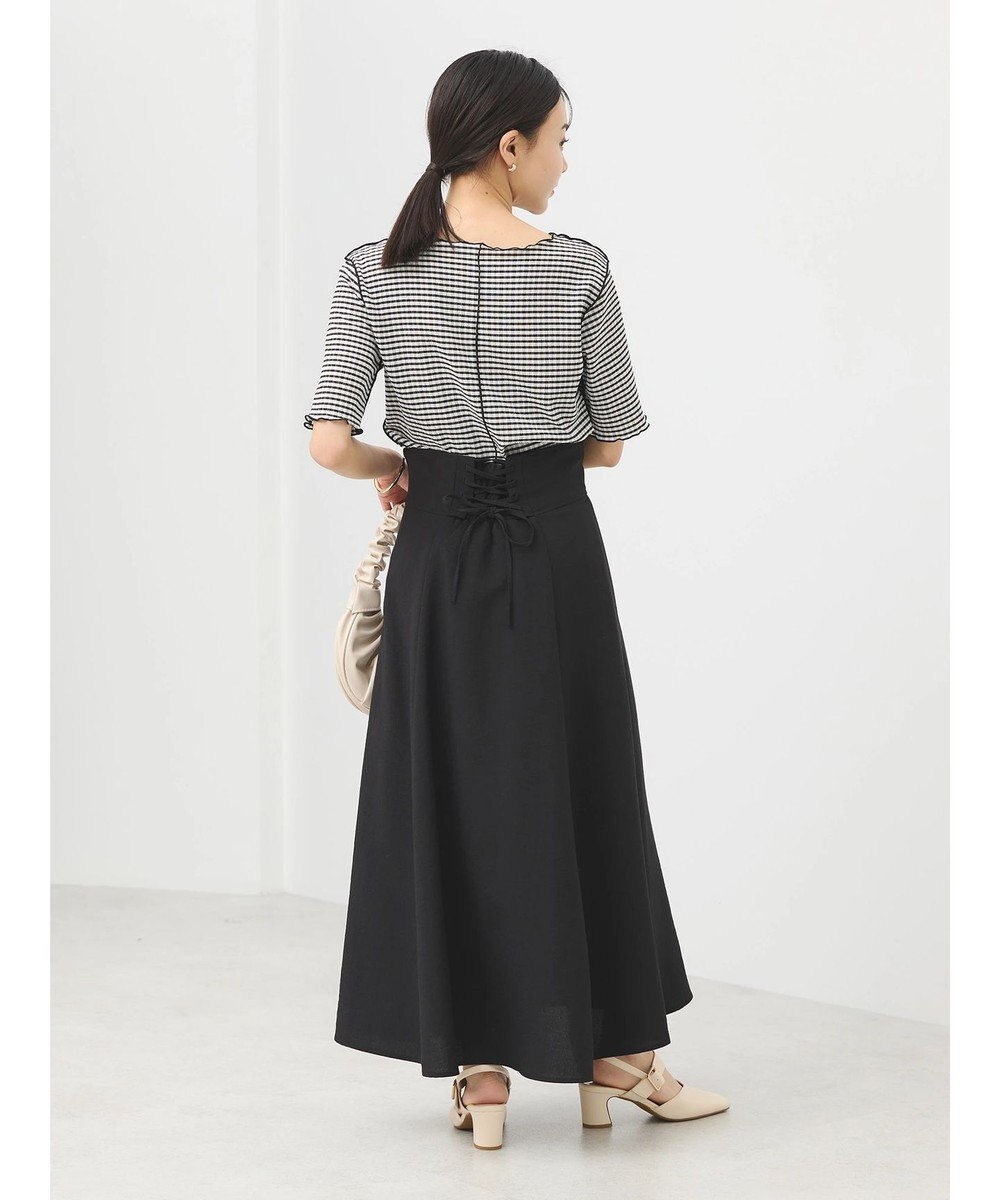 earth music&ecology ギンガムメロープルオーバー 