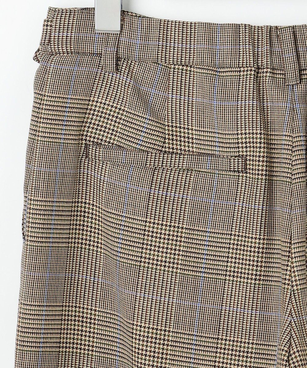 J.PRESS LADIES モナベールツイル チェック ワイド パンツ 