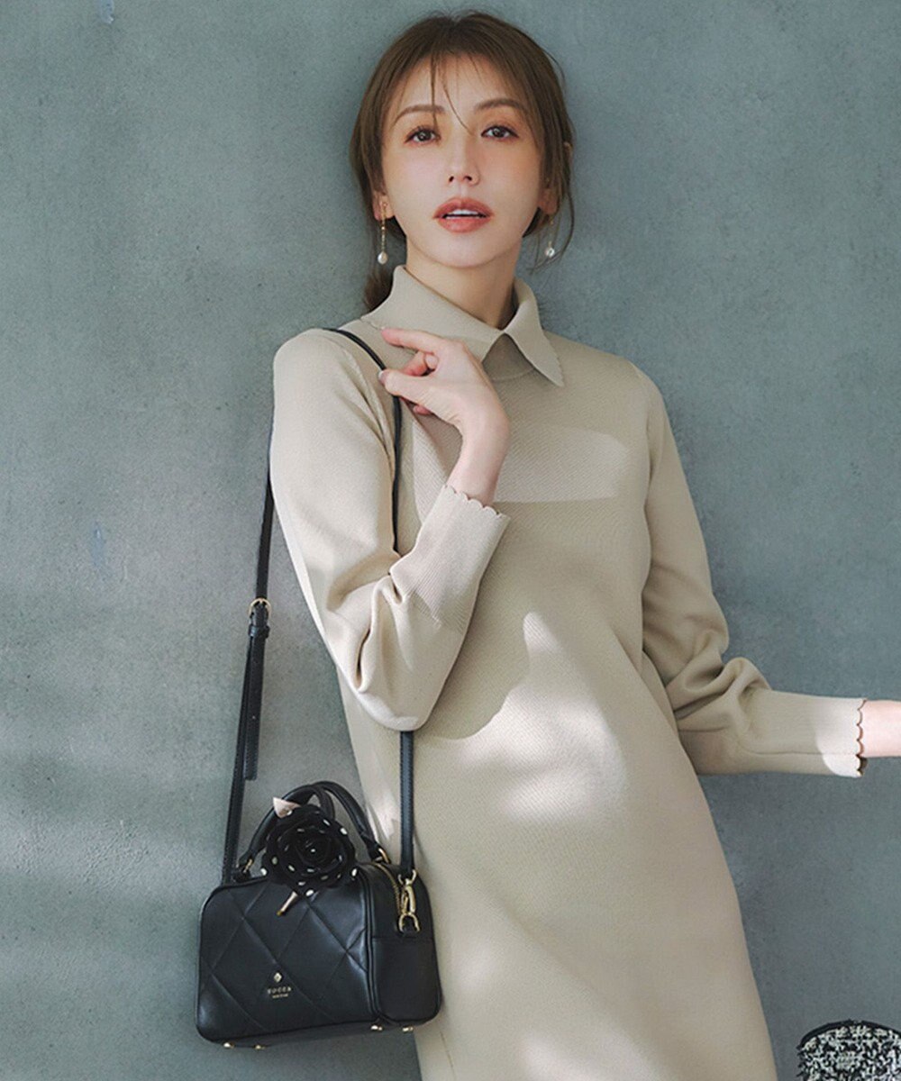 TOCCA 【美人百花掲載】OREILLER BAG ミニボストンバッグ 