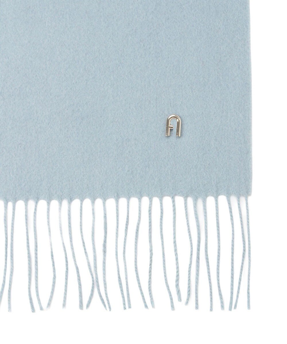 MOONBAT FURLA(フルラ）【WEB限定】ウール100％ アーチロゴ 無地ストール 190cm×60cm 