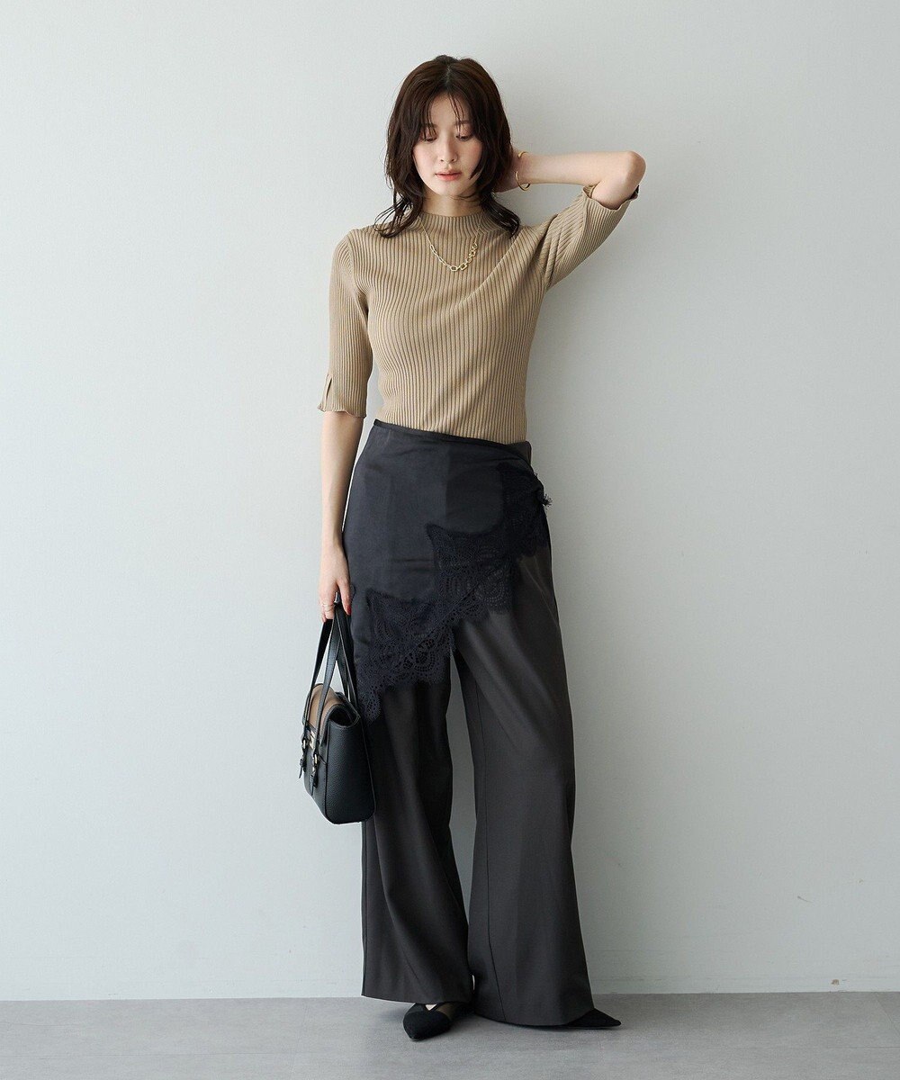 YECCA VECCA 【2点SET】レイヤードストレートパンツ 