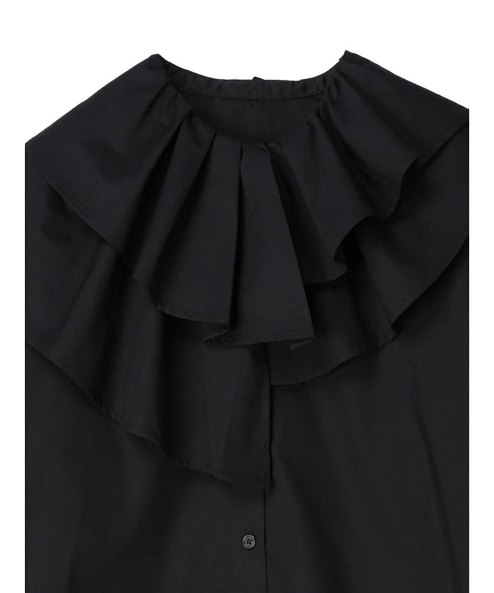 earth music&ecology ラッフルフリルチュニックブラウス 