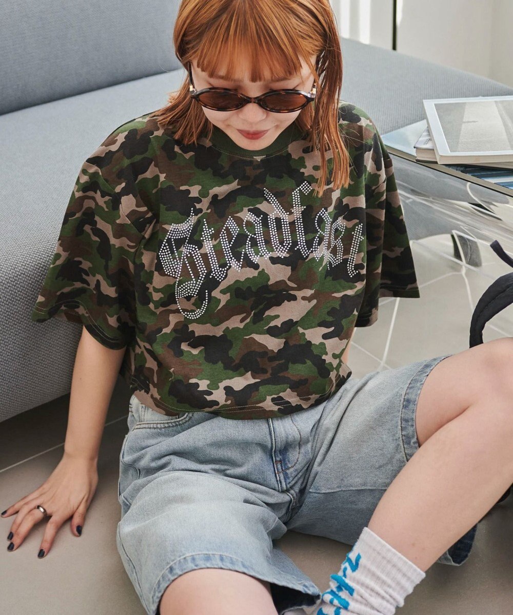 WEGO ラインストーンショートT 