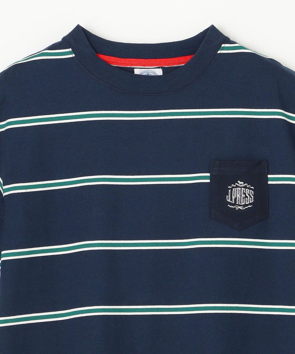 J.PRESS KIDS 【140-170㎝】マルチボーダー 半袖Ｔシャツ 
