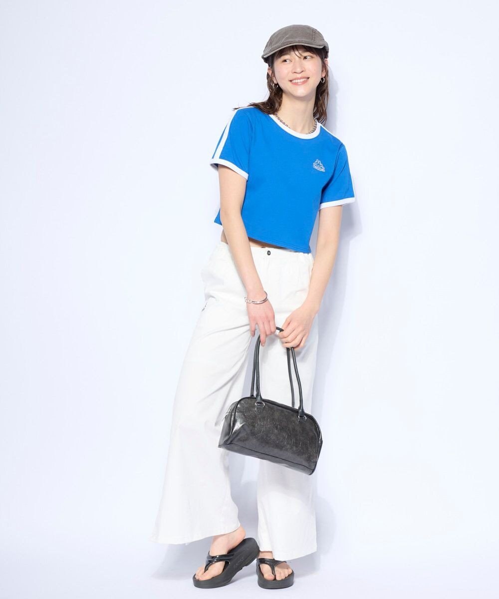 OP／FILA 【Kappa】ワンポイント 半袖リンガーTシャツ 