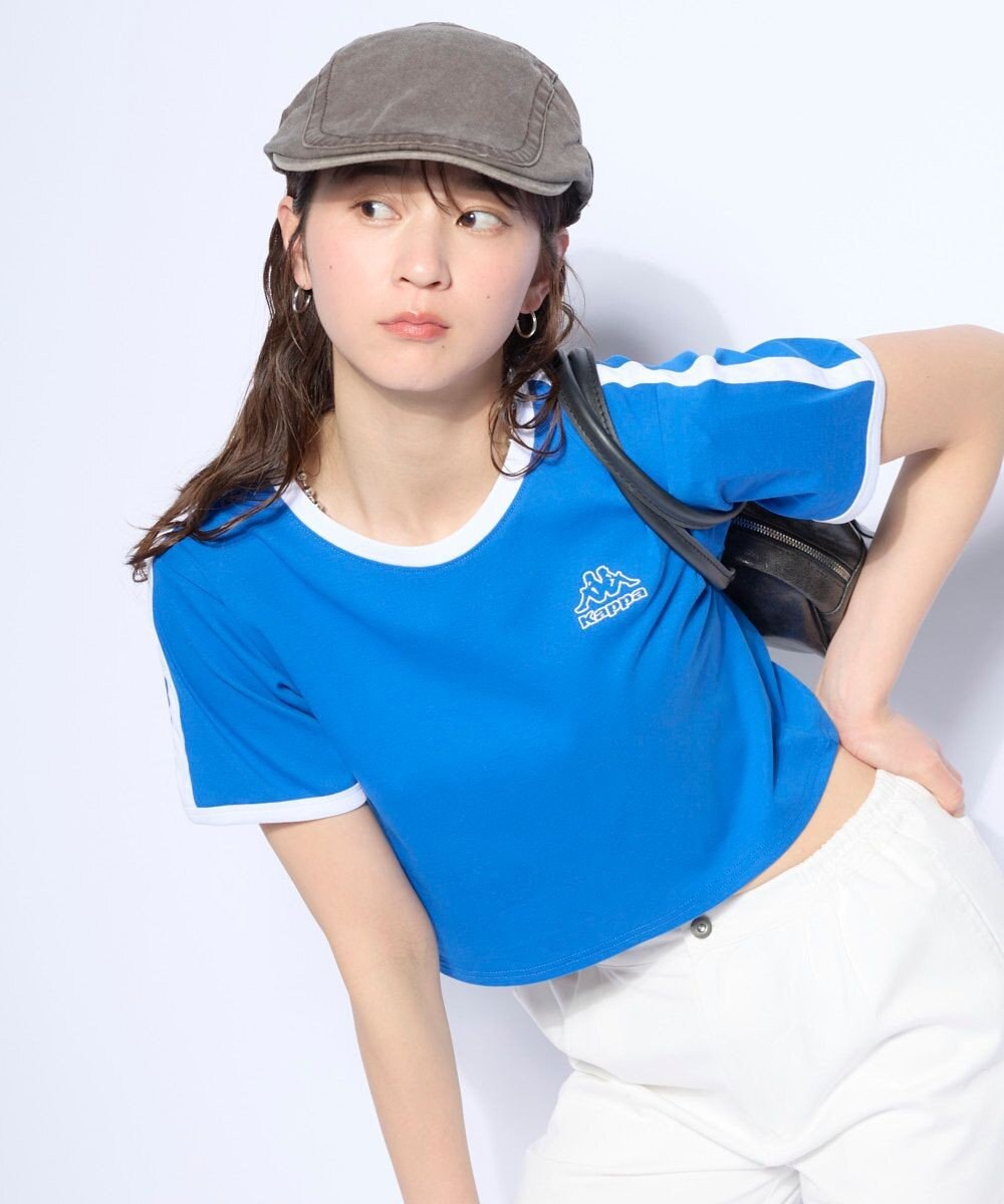 OP／FILA 【Kappa】ワンポイント 半袖リンガーTシャツ 