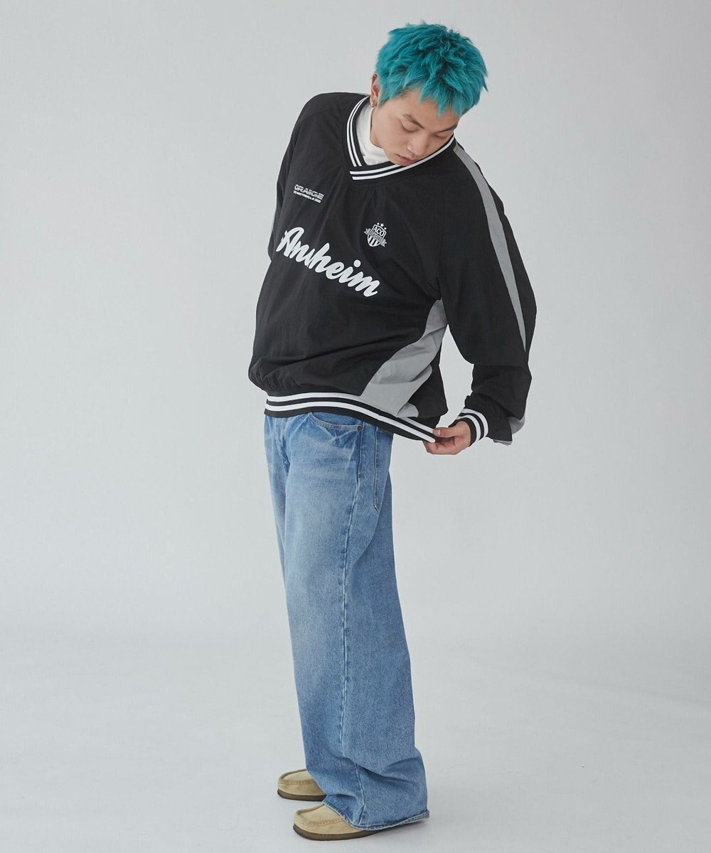 WEGO 【ユニセックス着用ITEM】ナイロングラフィックプルオーバー 