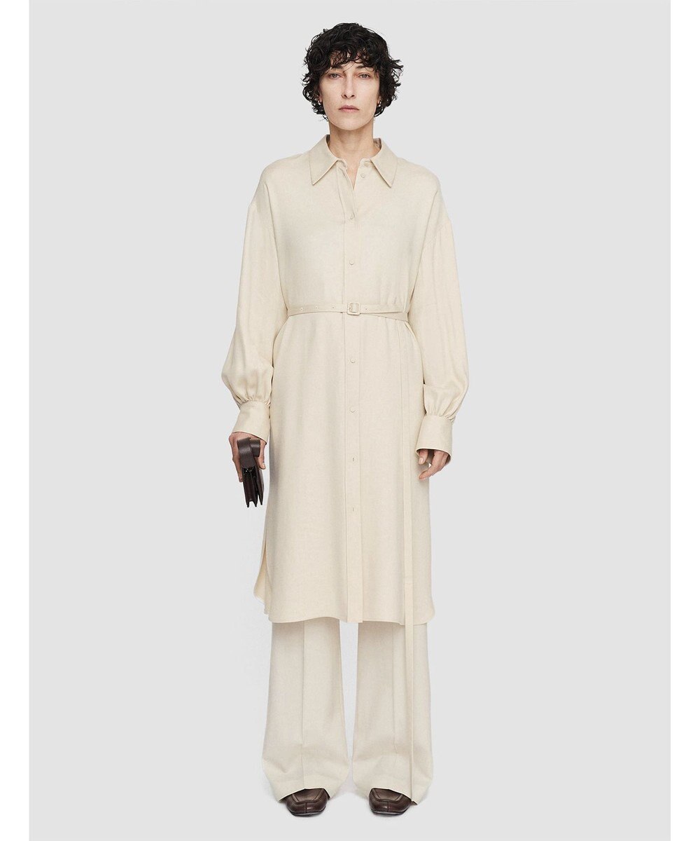 JOSEPH ビスコースツイル　シャツドレス 