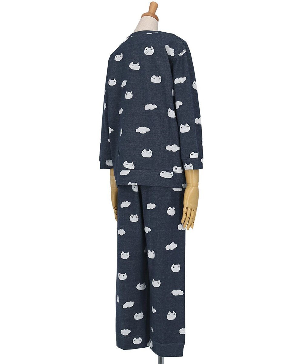tsumori chisato SLEEP ツモリチサト パジャマ 綿100%(本体) ジャカード 8分袖 長袖 9分丈 レディース UDX218/ワコール 