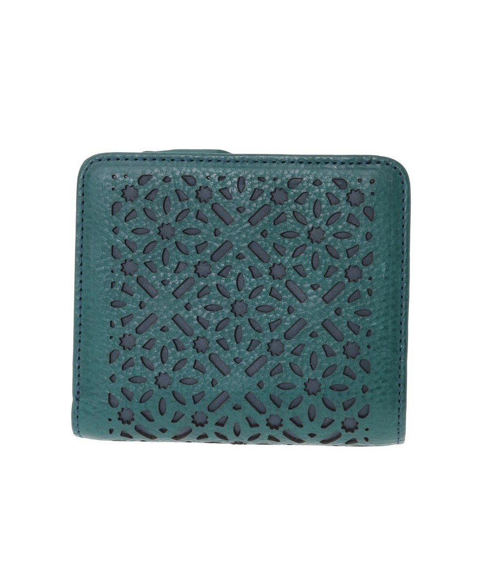 genten ダイヤカットワーク　二つ折り財布 