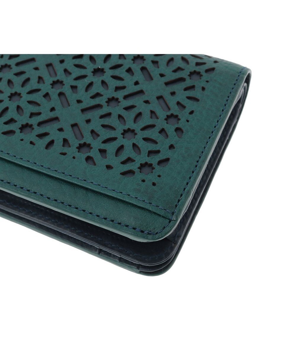 genten ダイヤカットワーク　二つ折り財布 