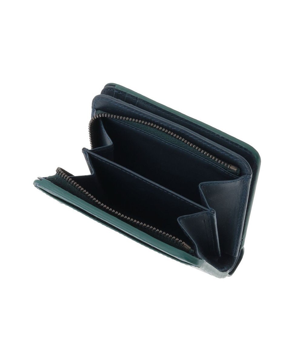 genten ダイヤカットワーク　二つ折り財布 