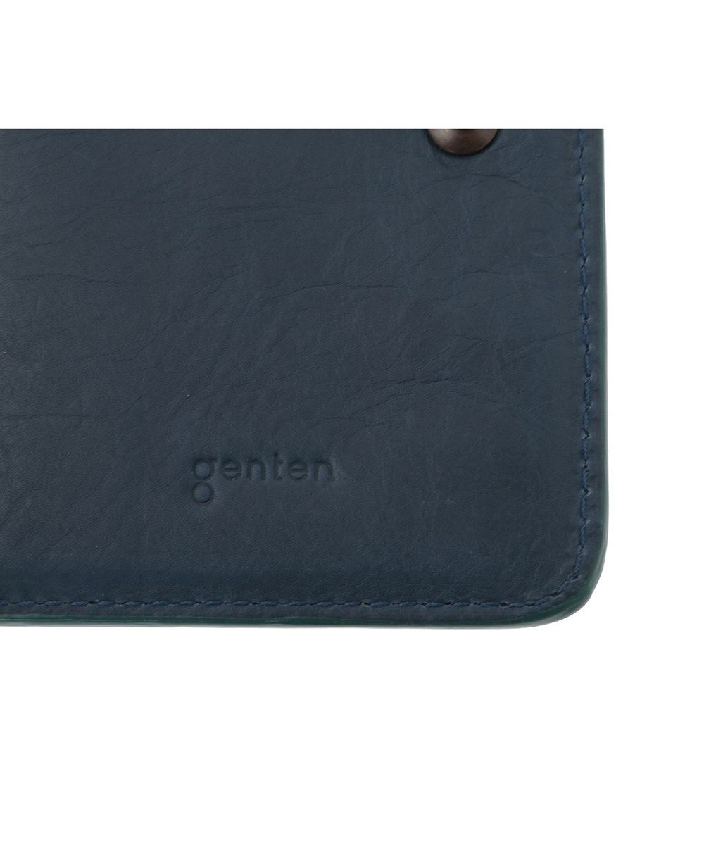 genten ダイヤカットワーク　二つ折り財布 