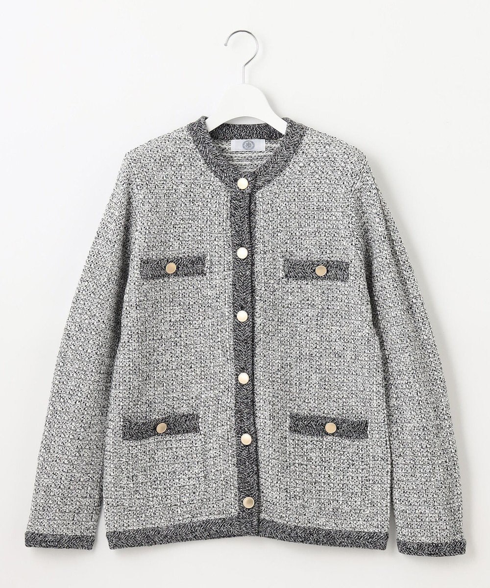 J.PRESS LADIES 【WEB限定カラーあり・洗える】TWEED ニット カーディガン 