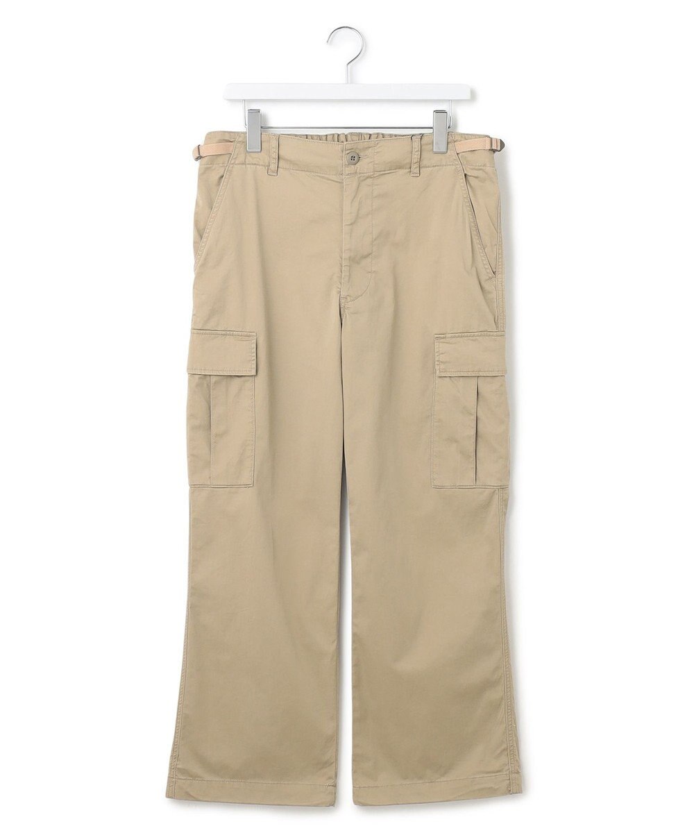 J.PRESS YORK STREET 【UNISEX】サテンストレッチ イージーカーゴパンツ 