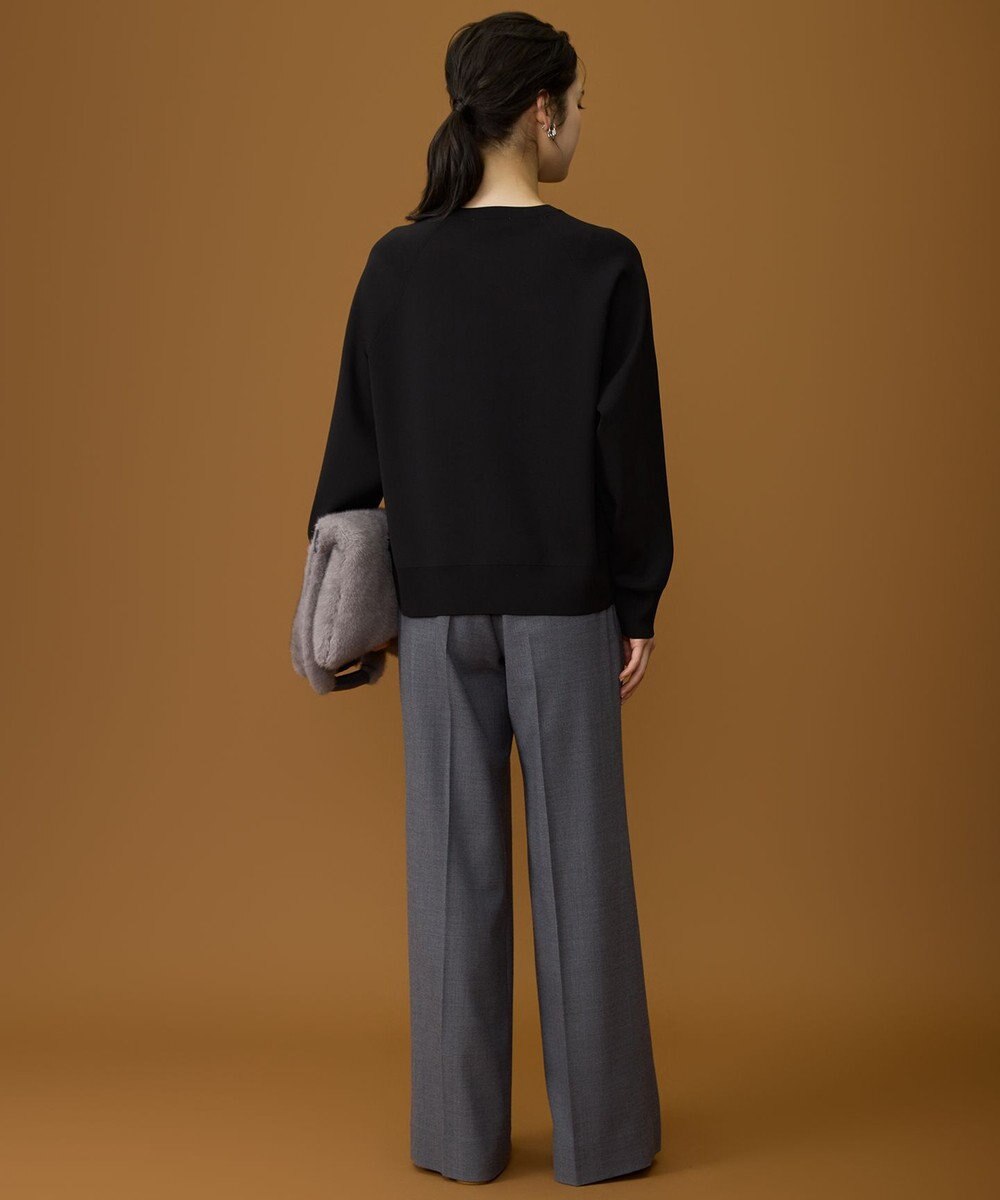 自由区 【SHIHOさん着用】ソフトウールブレンドワイド パンツ 