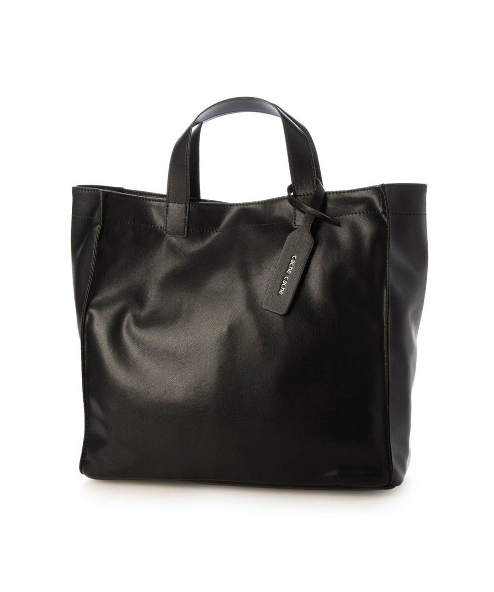 UNBILLION カシュカシュ cachecache / ガーメント合皮ショッパートートバッグ 