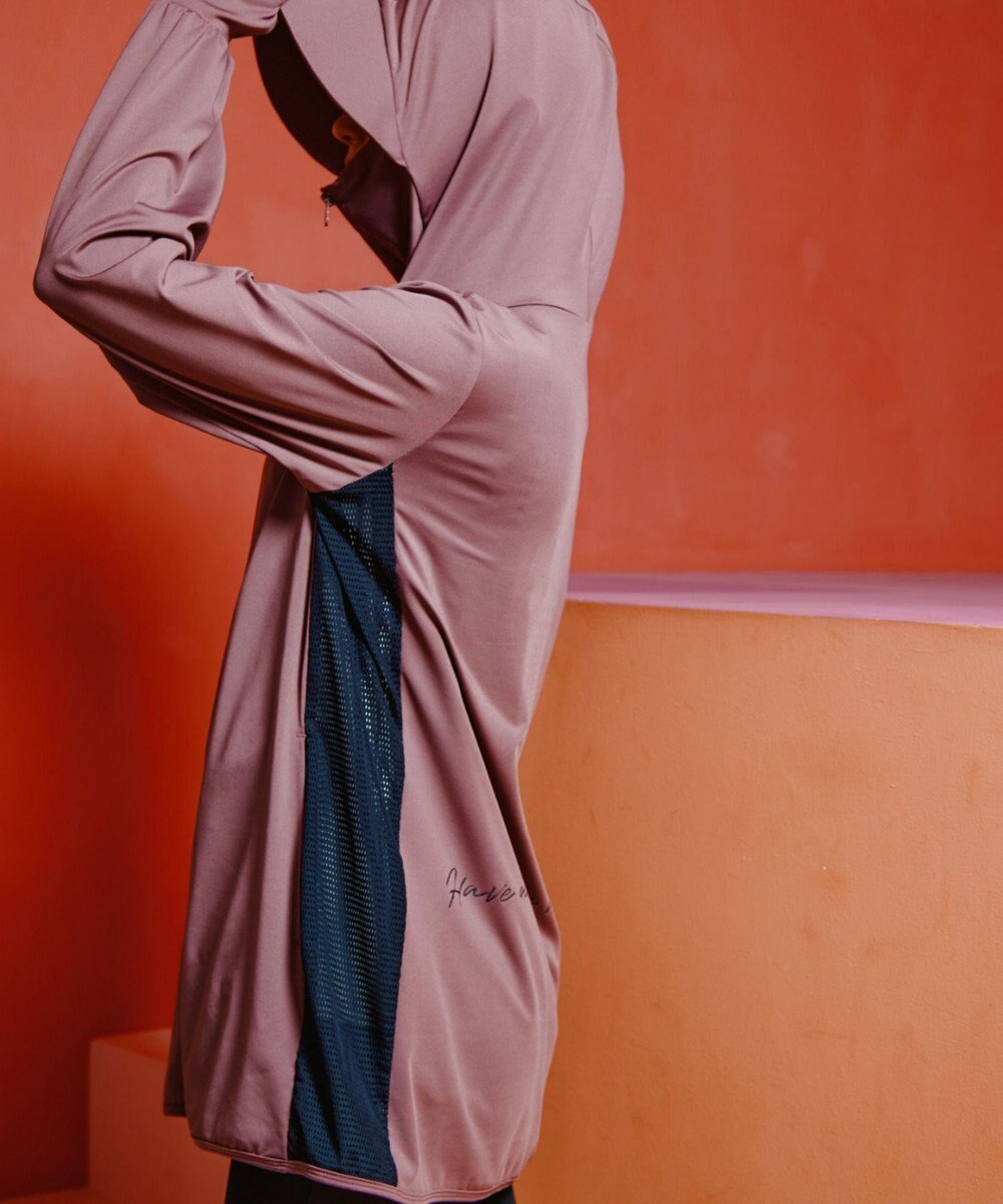 San-ai Resort（三愛水着楽園） 【UPF50＋】　WEB限定　つば付きラッシュ・レギンスセット　M・L　　【San-ai Resort（サンアイリゾート）】 