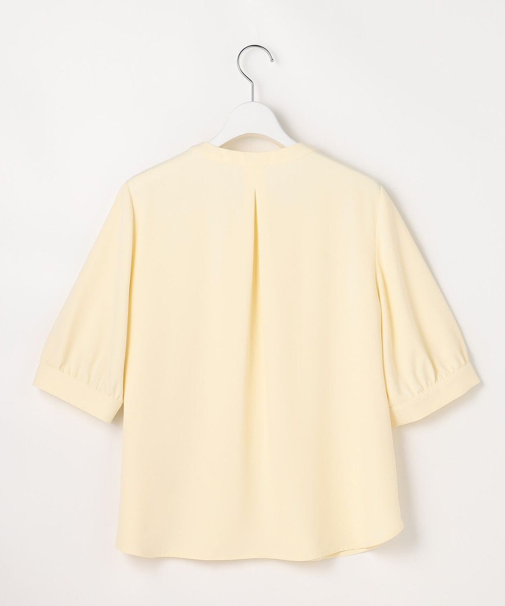 ANY SIS バンドカラーフロントタック ブラウス 