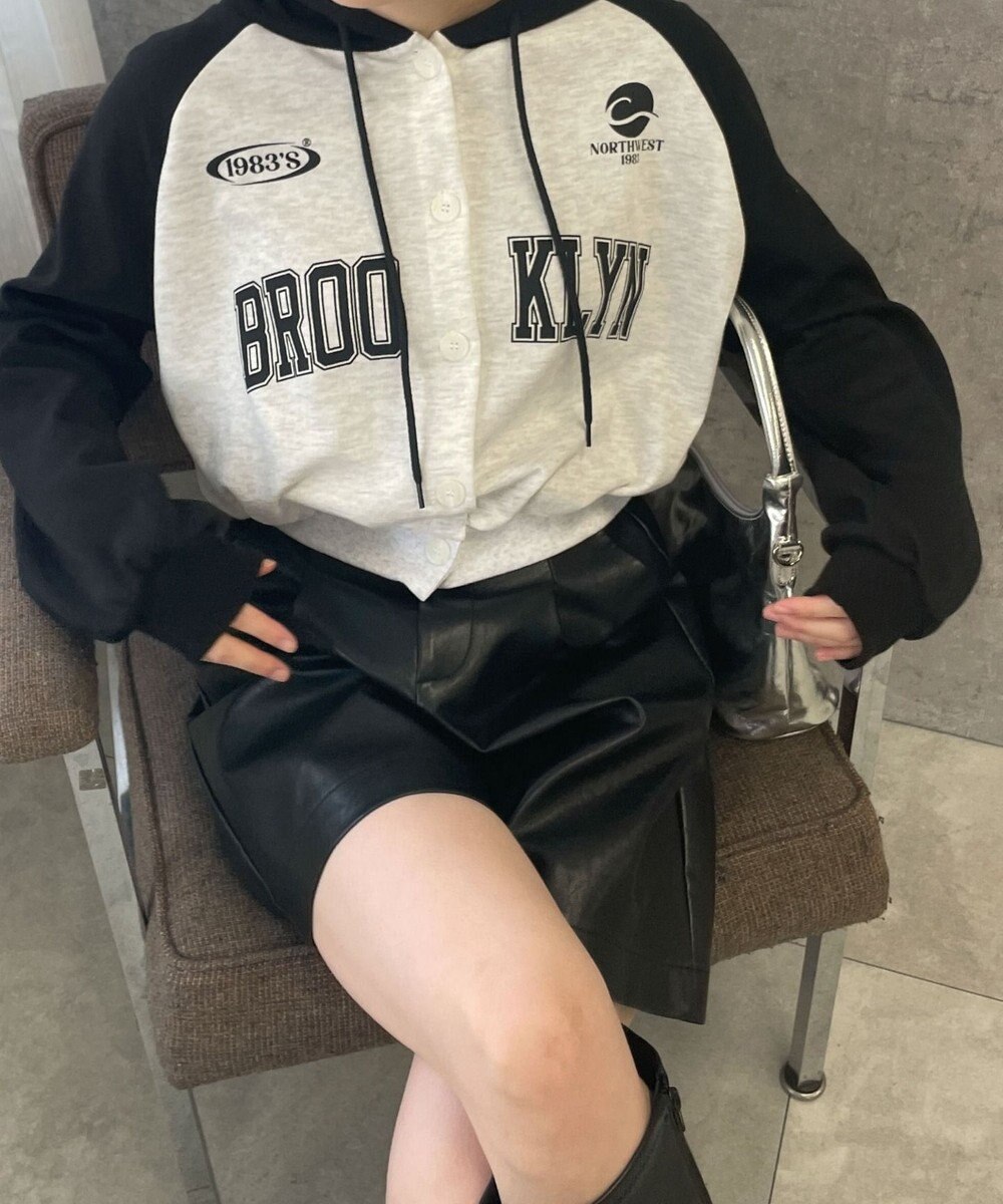 WEGO カレッジカットパーカー 