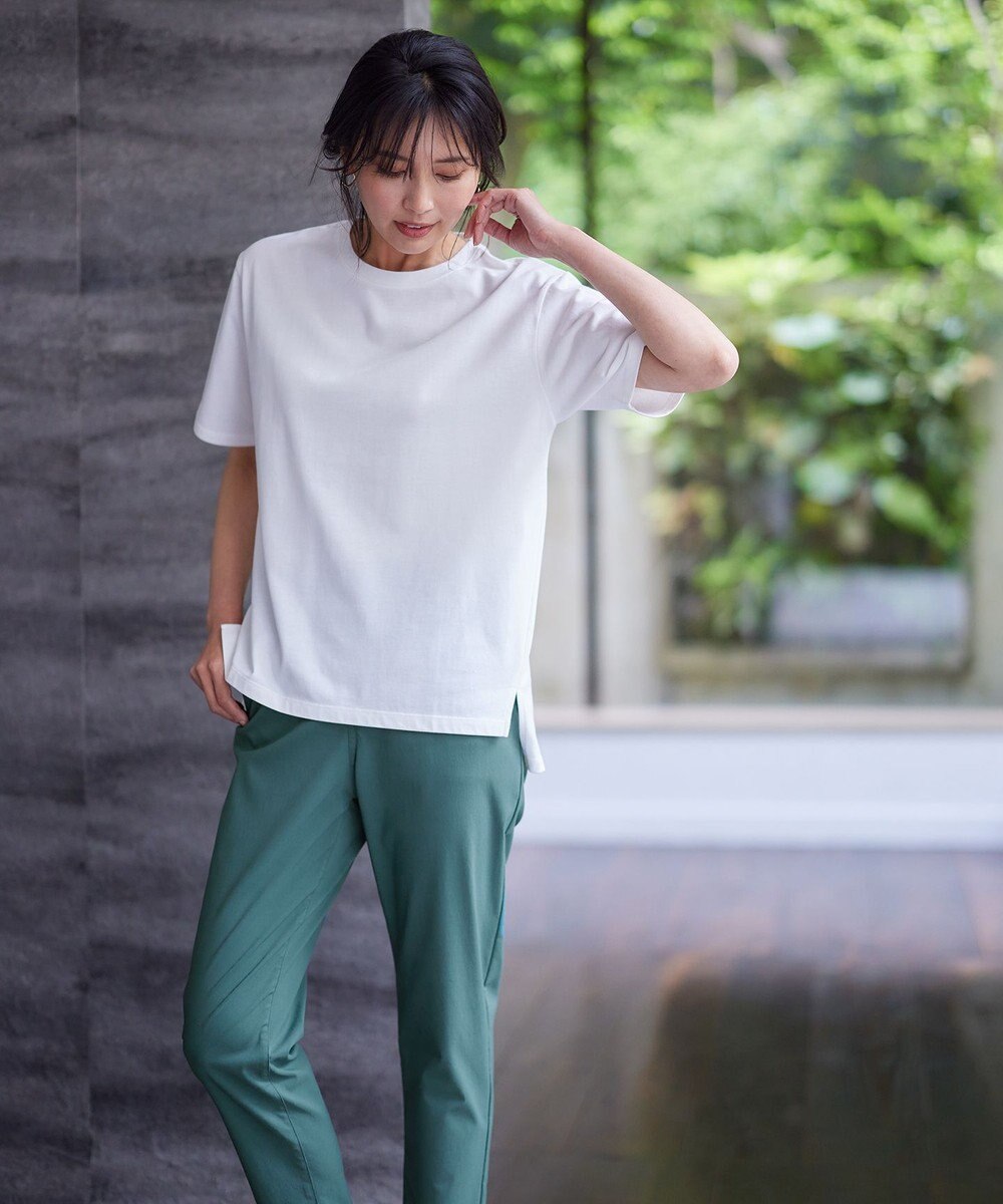 ANY L 【接触冷感/UVケア】アソートロゴ半袖Tシャツ 