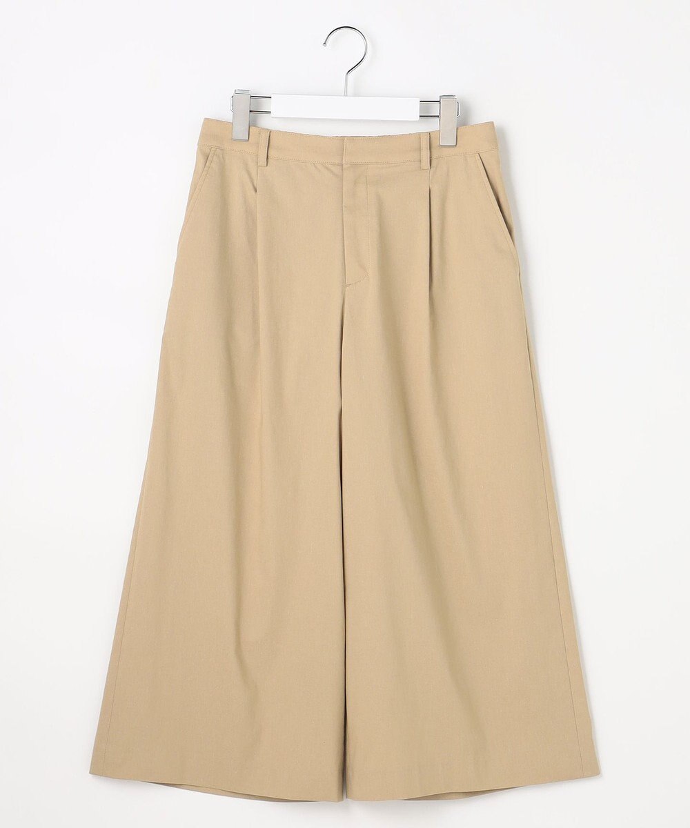 J.PRESS LADIES L 【人気素材】セルロースリネンストレッチ クロップド パンツ 