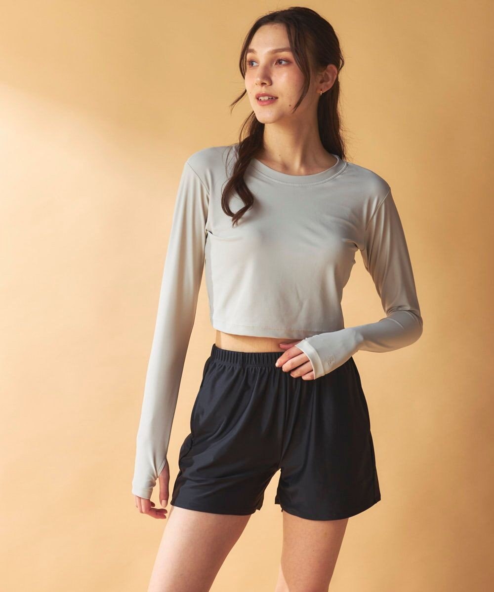 OP／FILA 【Ocean Pacific】カップ付きラッシュガード　水着3点セット 