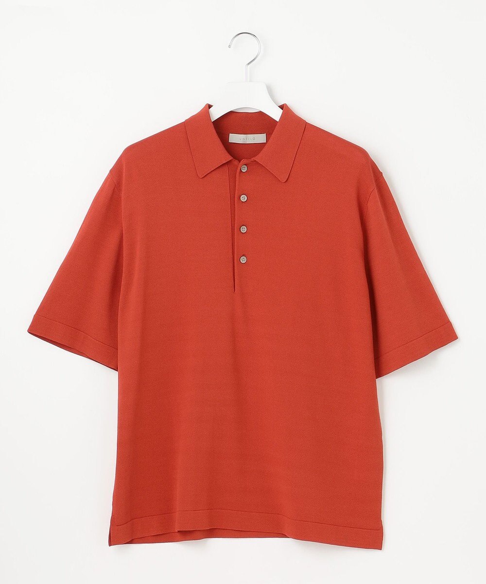 UNFILO MENS 【抗菌防臭】イージーケア ライトニットポロ [23年春夏商品] 
