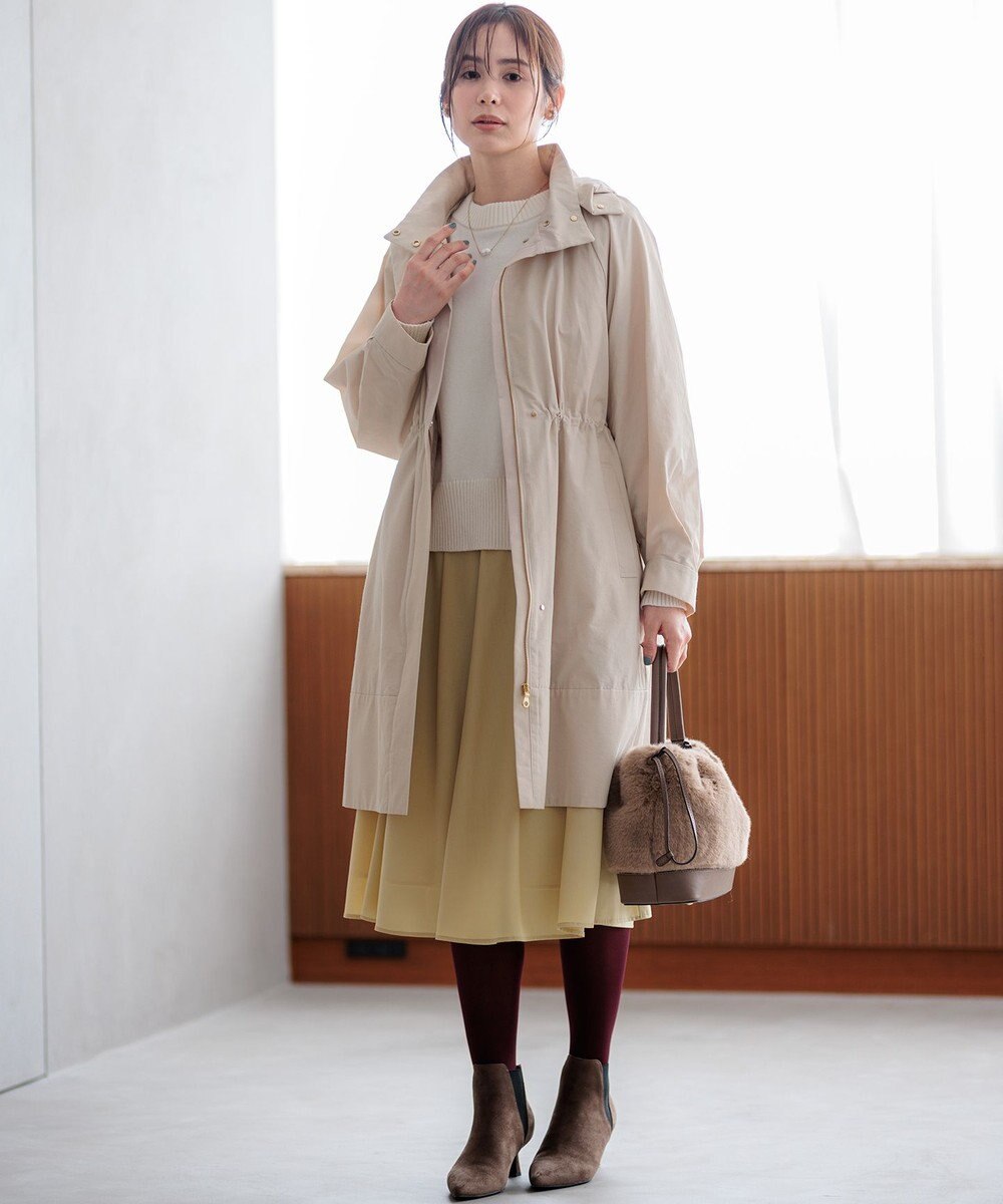 組曲 【WEB限定】中綿ライナー付きモッズ コート 