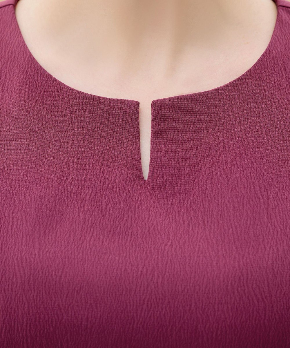 Tiaclasse 【選べる着丈・新色追加】ギャザーランタンスリーブワンピース 