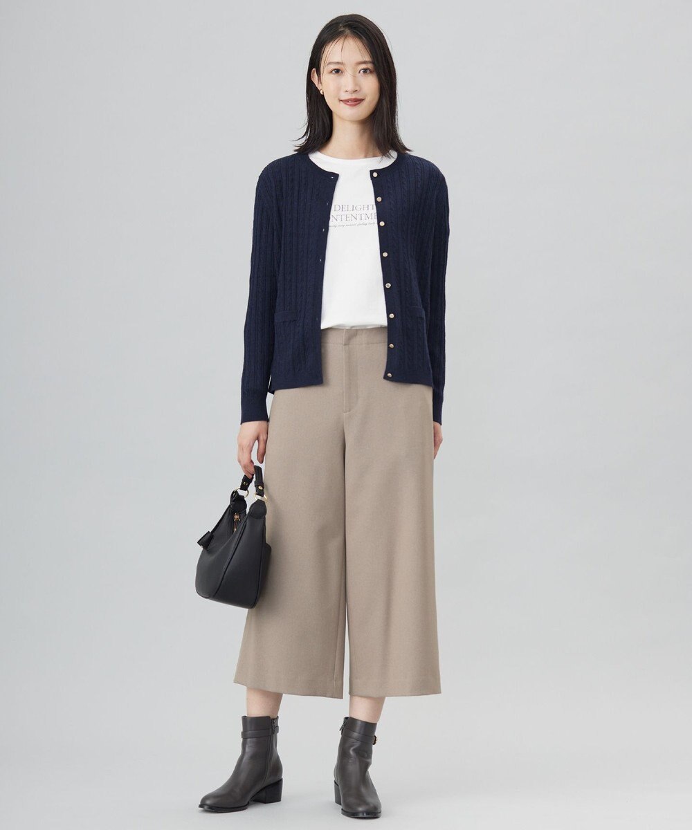 J.PRESS LADIES L ロゴ ロングスリーブ Tシャツ 