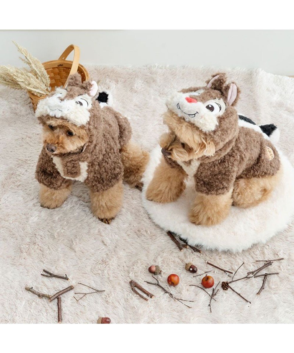 PET PARADISE ディズニー チップとデール チップなりきり パーカー 小型犬 