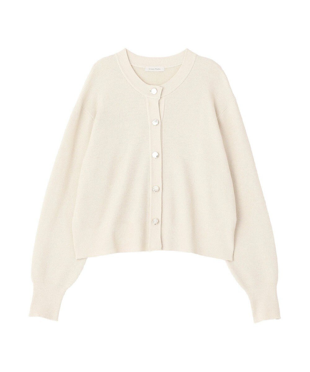 Green Parks アンチピリング金ボタンニットカーディガン 