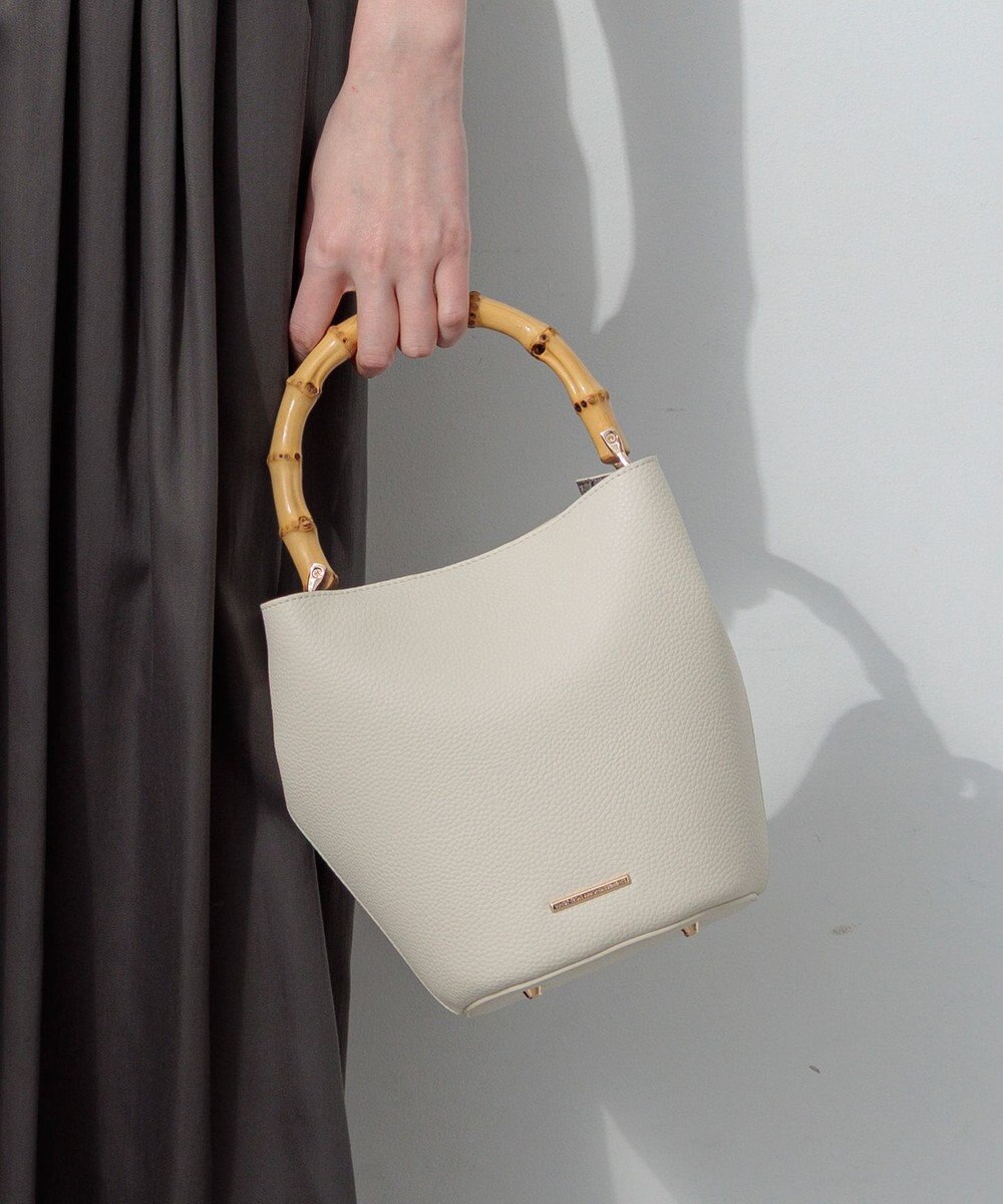 23区 【先行予約】バンブーハンドル 2WAY ミニマル バッグ 