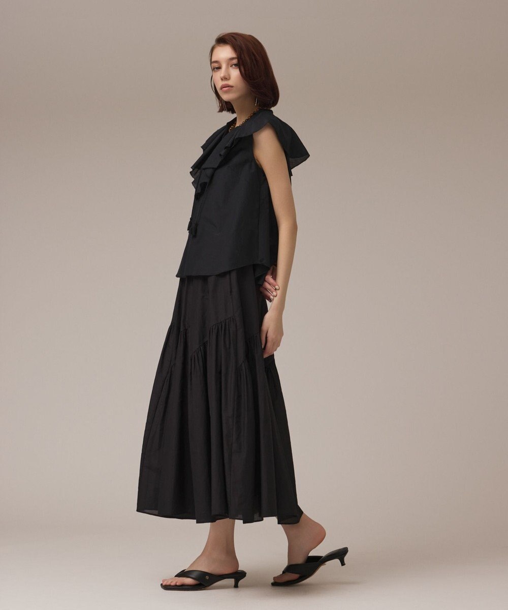 GRACE CONTINENTAL コットンシルクカフタントップ 