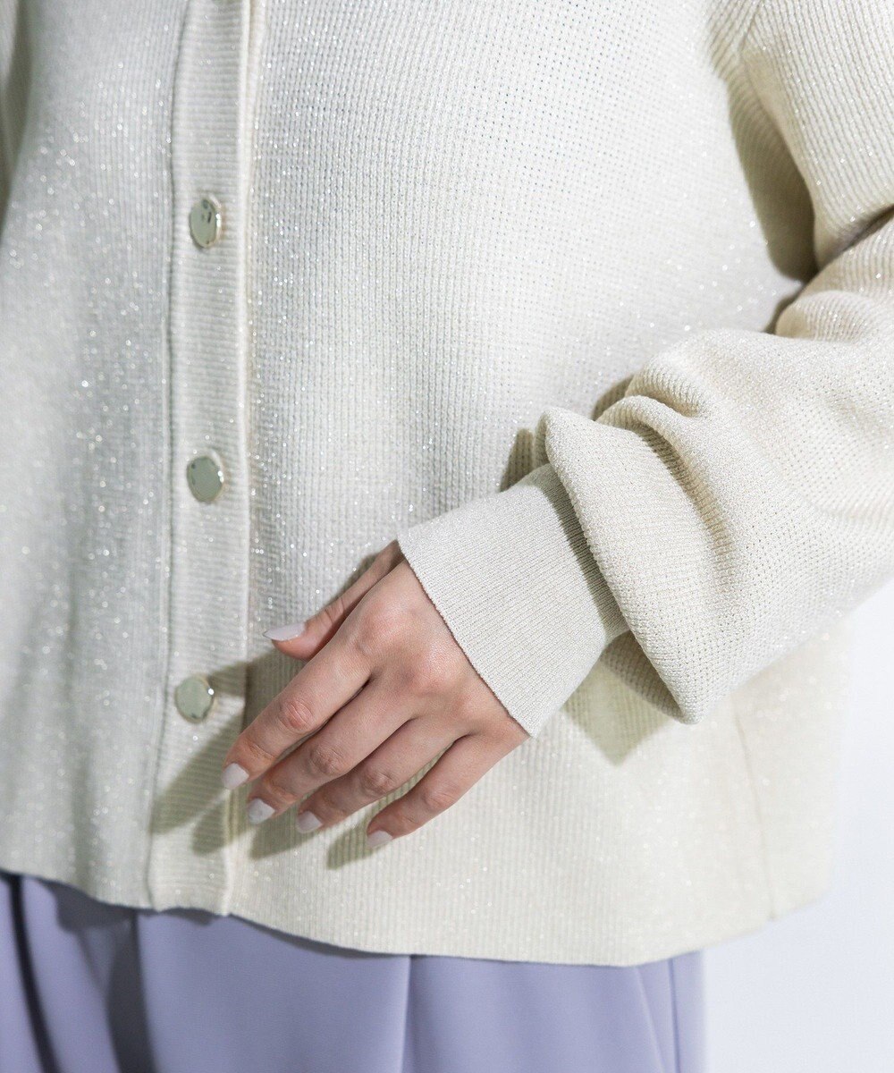 Green Parks アンチピリング金ボタンニットカーディガン 