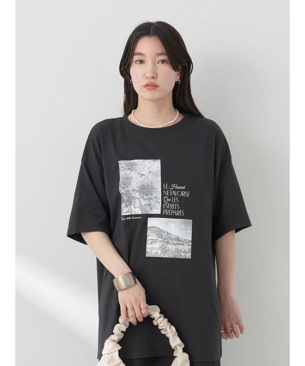 earth music&ecology フォトチュニックＴ 