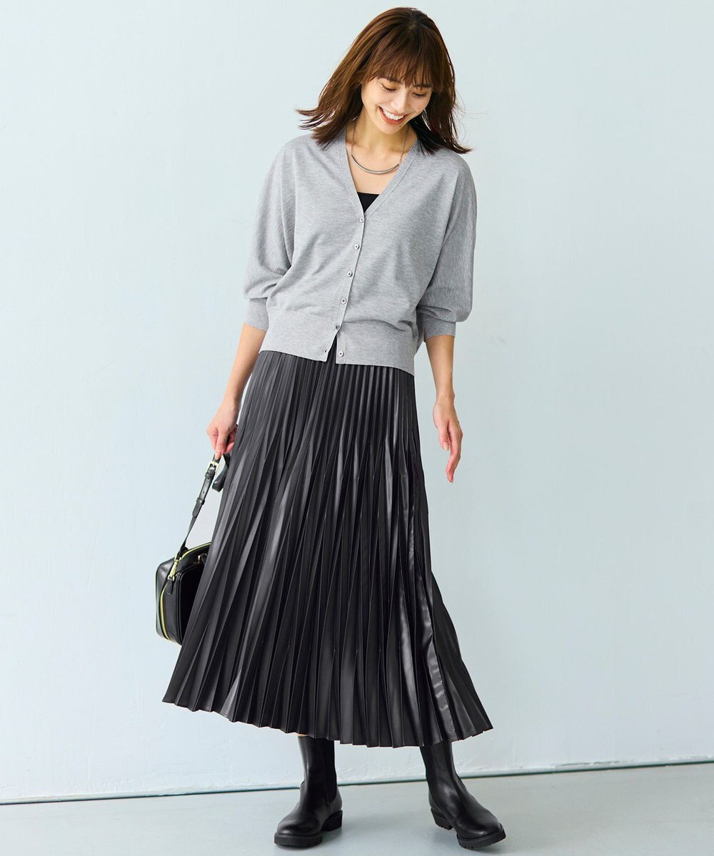 23区 S 【洗える】オータムシャイニー ニットカーディガン 