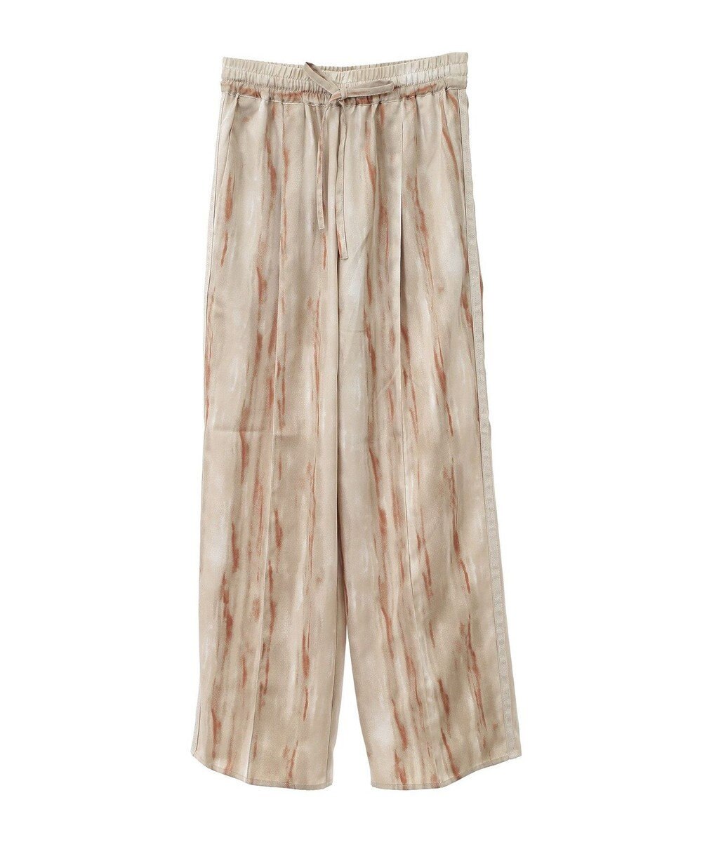 Green Parks アソート柄サイドラインパンツ 