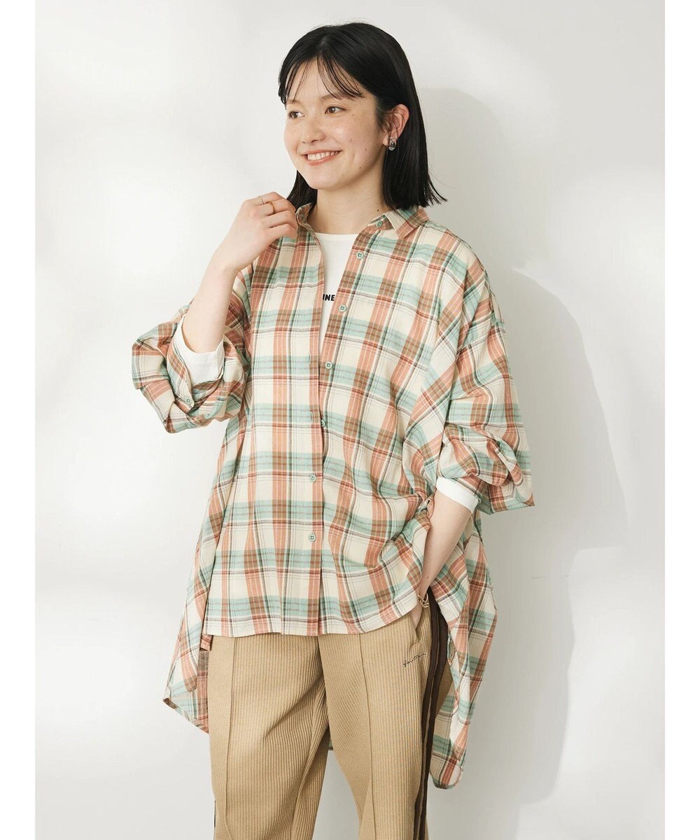 CRAFT STANDARD BOUTIQUE チェックフィッシュテールチュニック 