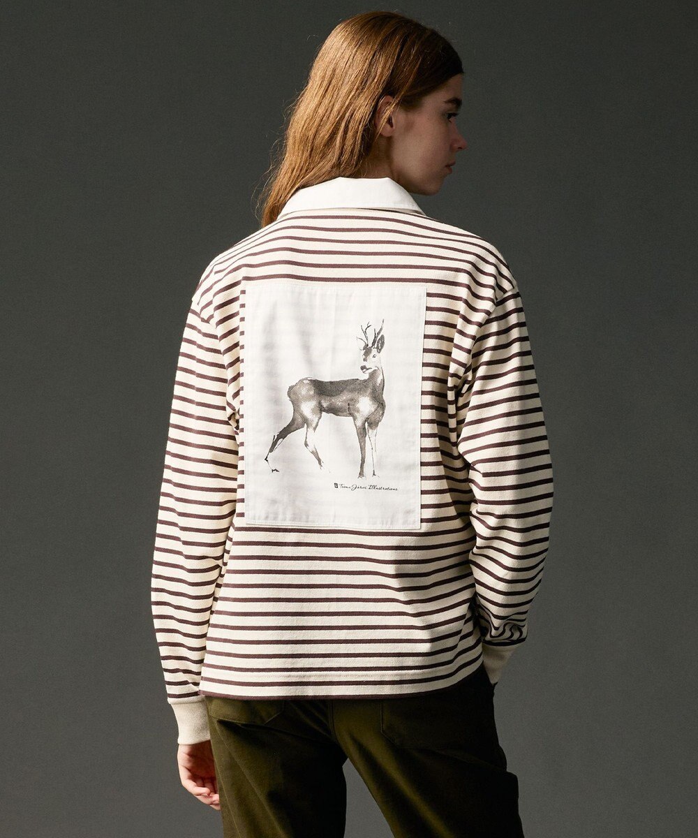 JOSEPH ABBOUD MOUNTAIN 【テーム・ヤルヴィモチーフ】ラガーシャツ 