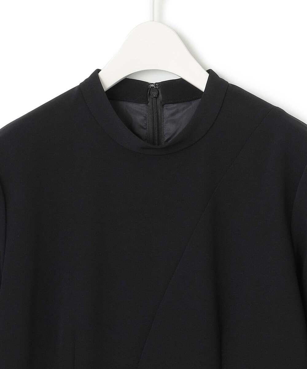 ICB 【洗える・ブラックフォーマル】 TaPeダブルクロス フレアワンピース 