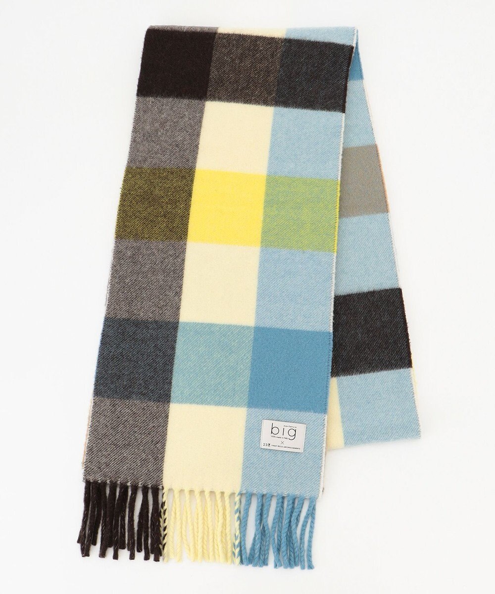 23区 【CLASSY.1月号掲載】manifattura big ウール マフラー 